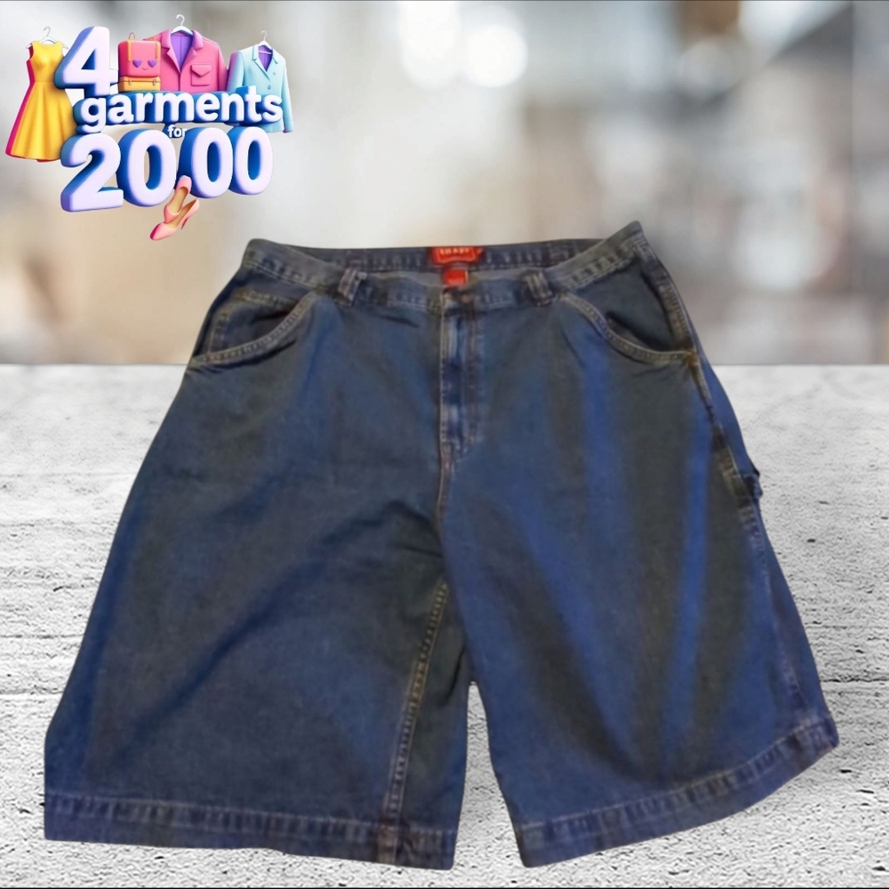 Chaps carpenter denim shorts size 38